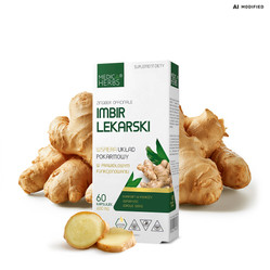 MEDICA HERBS Imbir Lekarski 600mg, 60 kaps.