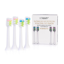 VITAMMY Symphony 4 szt. / white Końcówki do szczoteczki VITAMMY Symphony 4 szt. / white