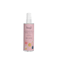 Hagi − Wakacje na Bali, rozświetlająca mgiełka do ciała ze złotymi drobinkami − 100 ml