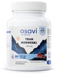 Osavi Tran Norweski Kapsułki, 1000mg (Cytryna) - 60 kaps.