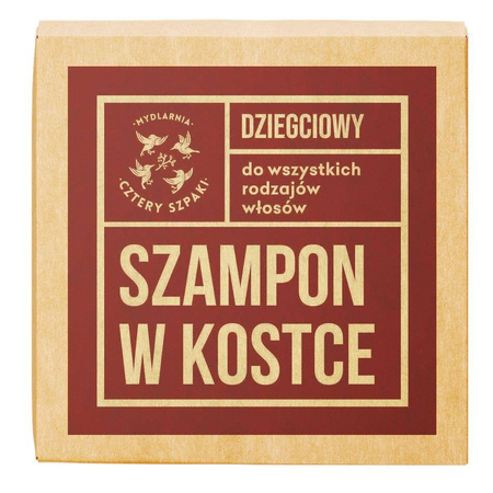Cztery Szpaki - Szampon dziegciowy w kostce 75 g