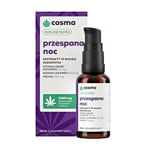 Cosma Przespana noc Ekstrakty w oleju konopnym 30ml