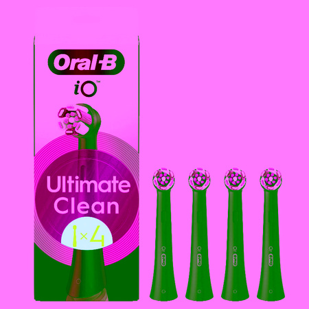 ORAL-B BRAUN KOŃCÓWKI RBCB-4 iO ULTIMATE CLEAN BLACK 4szt.