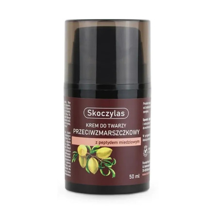 Krem do twarzy przeciwzmarszczkowy z peptydem miedziowym 50ml