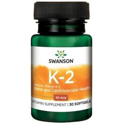 Swanson Witamina K2 Naturalna 50 Mcg 30 K
