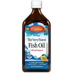 Carlson Labs The Very Finest Fish Oil 500 ml smak cytryna