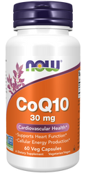 NOW FOODS Koenzym Q10 30 mg (60 kaps.)