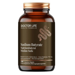 Doctor Life Maślan Sodu 1000mg - 100 kaps.