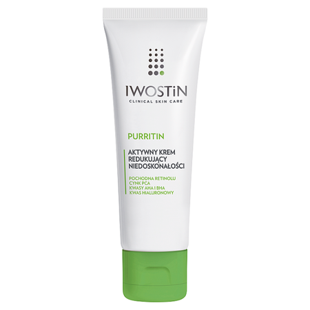 Iwostin Purritin Aktywny krem redukujący niedoskonałości 40 ml