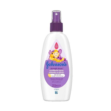 Johnson`s Baby Strenght Drops Odżywka w sprayu do włosów 200ml