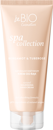 beBIO Spa Collection Odżywczy krem do rąk Bergamot & Tuberose 50ml
