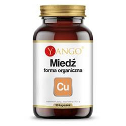 Yango Miedź organiczna Cu wsparcie sprawności mózgu 90 kaps.