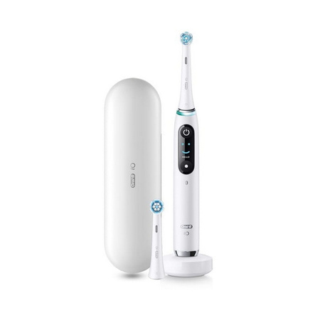 ORAL-B BRAUN SZCZOTECZKA ELEKTRYCZNA iO SERIES 9N WHITE - WHITEBOX (dla stomatologów) IOM9.1A1.1AD (7 programów, 3 końcówki, 1 etui)