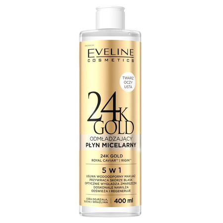 24K Gold odmładzający płyn micelarny 5w1 400ml