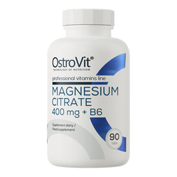 OstroVit Cytrynian Magnezu 400 mg + B6 90 tabl.