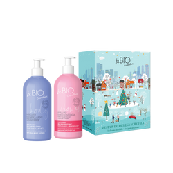 BeBio Zestaw do pielęgnacji ciała Hyaluro Żel pod prysznic bioRegeneracja 350ml + balsam bioNawilżenie 350ml