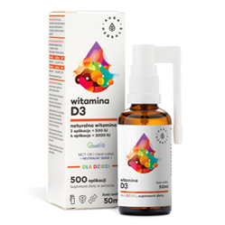 Aura Herbals − Witamina D3 dla dzieci MCT aerozol − 50 ml