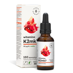 Aura Herbals − Witamina K2mk7 w kroplach − 30 ml