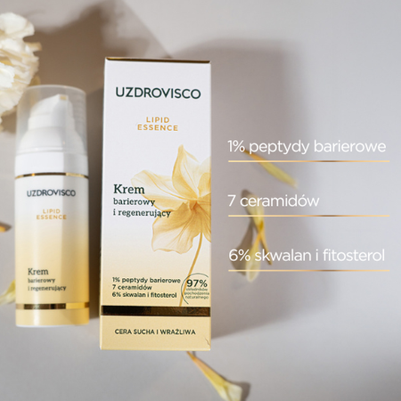 Uzdrovisco Lipid  Essence Krem barierowy i regenerujący, 50 ml