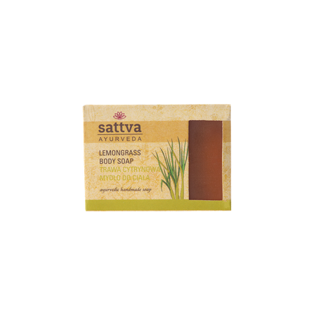 Zestaw 2x Mydło w kostce do ciała trawa cytrynowa  125 g - SATTVA