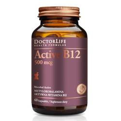 Active B12 aktywna witamina B12 500mg suplement diety 60 kapsułek