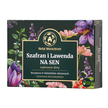 Herbal Monasterium Szafran i Lawenda 30 kaps