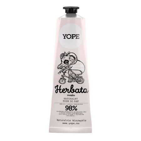 Yope - Krem do rąk. Herbata & Mięta - 100 ml
