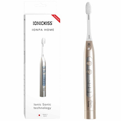 IONICKISS IONPA HOME PERŁOWE ZŁOTO JONOWO SONICZNA (3programy, 2 końcówki, na baterie)