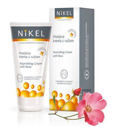 NIKEL, Odżywczy krem do twarzy z Różą, 50ml