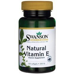 Swanson Witamina E Naturalna 200 Iu 100 K