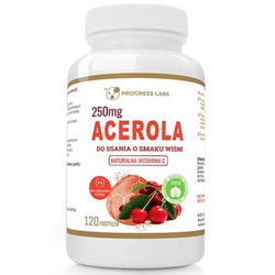 Progress Labs Acerola do ssania 250 mg 120 tabl.
