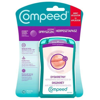 Compeed dyskretne plastry na opryszczkę 15 sztuk