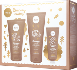 Yope Xmas Zestaw Zimowy Nastrój Blasam do ciała 150ml+Żel pod prysznic 200ml+Krem do rąk 50ml
