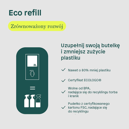 Attitude SUPER LEAVES™, Mydła do rąk w płynie o zapachu liści oliwnych, REFILL, 2 L