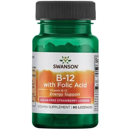 Swanson Witamin B12 with Folate 60 tabl.