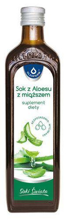 Oleofarm − Sok z aloesu z miąższem − 500 ml
