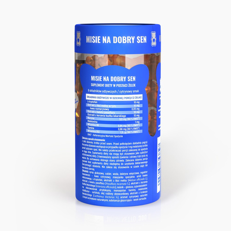 Noble Health Misie na dobry sen w postaci żelek 300g
