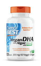 Doctor's Best Vegan DHA from Algae (60 kaps.)