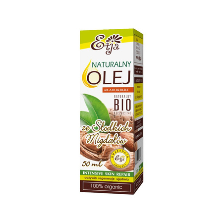 Etja, BIO Naturalny olej ze słodkich migdałów, 50 ml