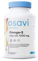 OSAVI Omega-3 olej rybi 1000 mg  - 60 kaps.