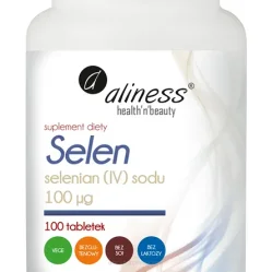 Aliness Selenian IV sodu x 100µg x 100 tabletek VEGE