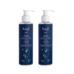 Zestaw: 2x Hagi Men - Naturalny żel do mycia twarzy orzeźwiający Ahoj Kapitanie 200ml