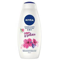Shower & Bath płyn do kąpieli i żel pod prysznic 2w1 Care&Relax 750ml
