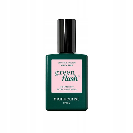 Green Flash Nail Polish lakier do paznokci Milky Pink 15ml