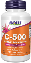 NOW FOODS Witamina C 500 mg Buforowana (250 kaps.)