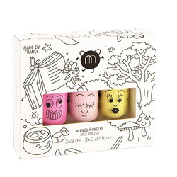 Kids Magic Forest D zestaw lakierów do paznokci 3x8ml