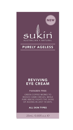 Sukin, PURELY AGELESS pod oczy, 20 ml