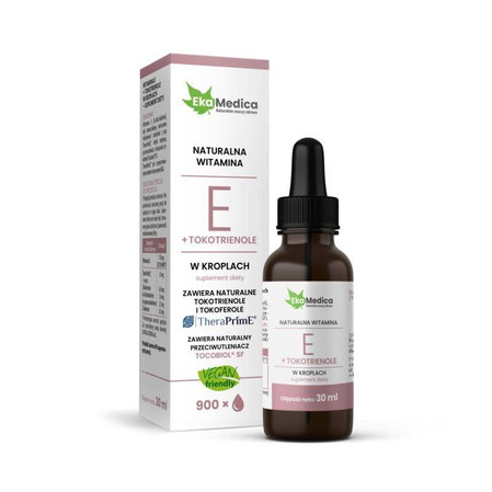 Witamina E + Tokotrienole w kroplach (30 ml)