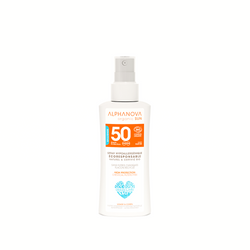 Alphanova Sun Bio, Spray z filtrem SPF50, wersja podróżna, 90g