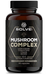 SolveLabs Mushroom Complex wsparcie pamięci 60 kaps.